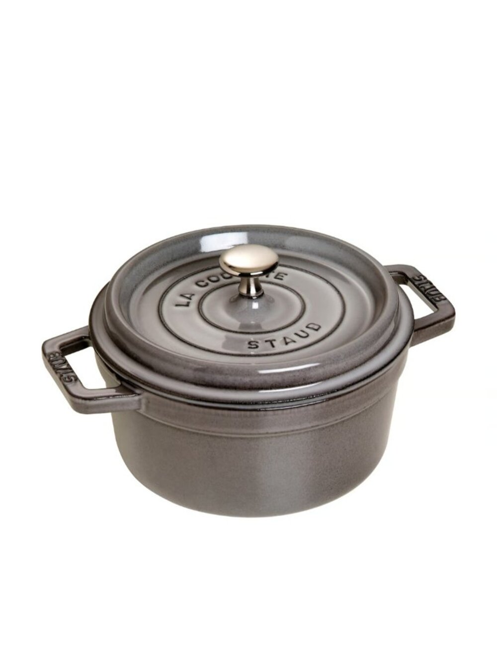 Staub 2 2 L Graphite Grey Cocotte